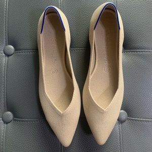 Rothys Point Ecru, womens 9.